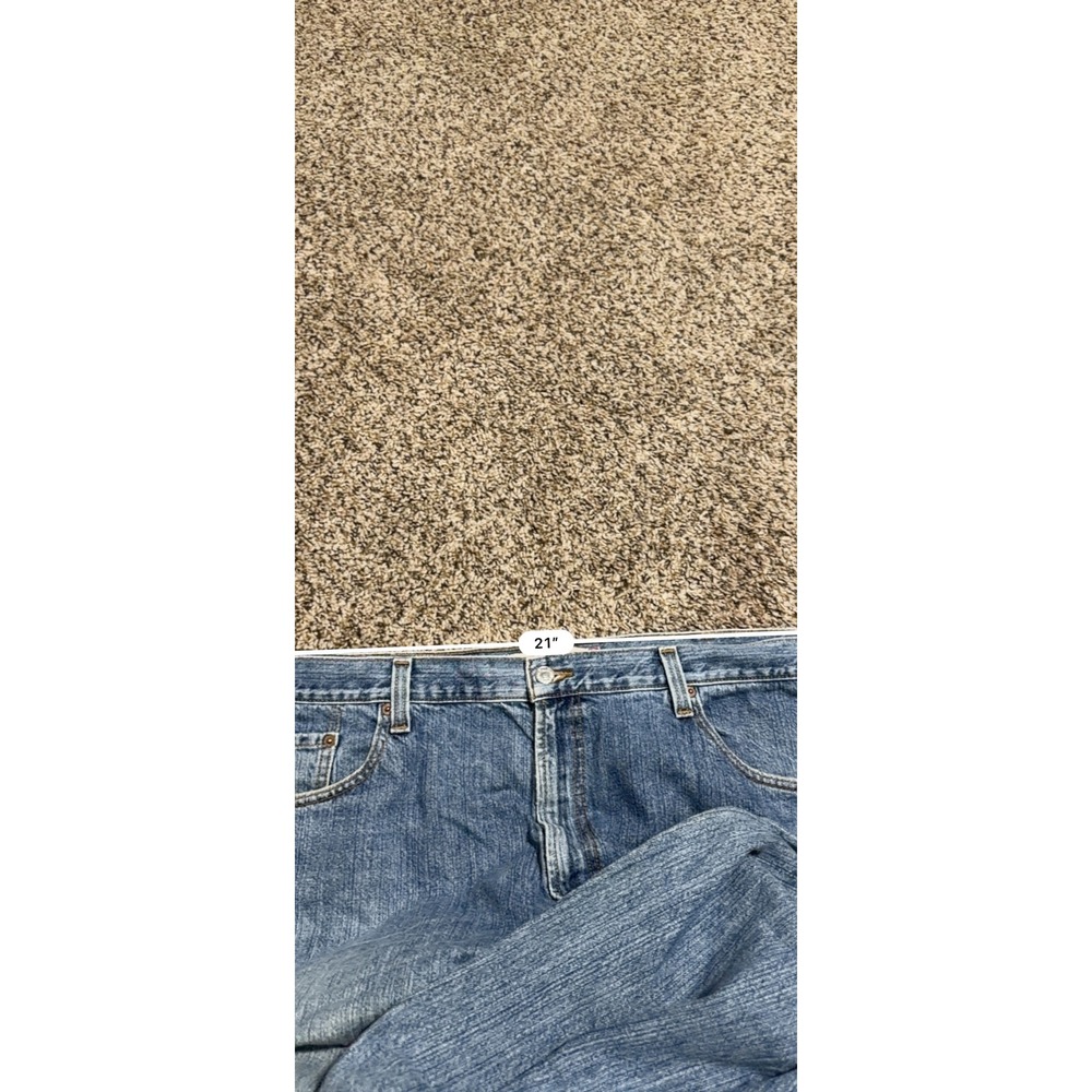 Levis 550 Relaxed Fit Blue Jeans Mens 44x32 Medium Wash Cotton Denim 550-0216 - Picture 6 of 7